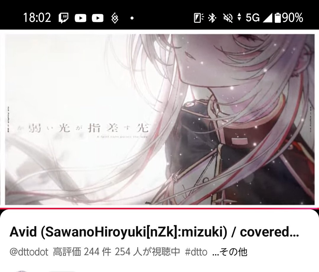 Avid (SawanoHiroyuki[nZk]:mizuki) / covered by dtto.