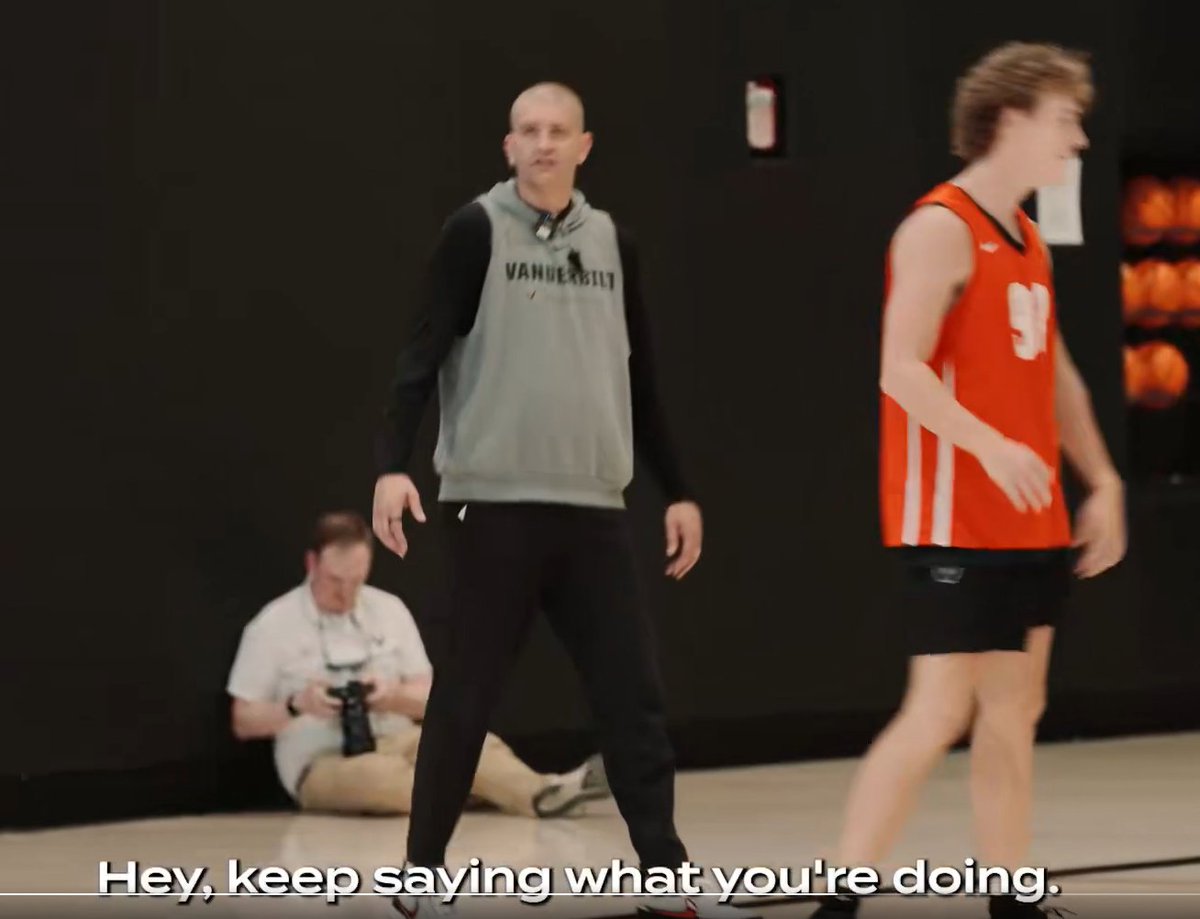 NorcrossHoops's tweet photo. "Team-Talk" is easy, but young players don't know how to talk or what to say. Give them the cheat sheet, hold them accountable - and it will grow organically

1) On DEF:
"Say what you see" (screen, help, skip, etc)

2) On OFF:
"Say what you're doing" (fill, quick, up, etc)

#BQAI https://t.co/9Q25DTH3MY