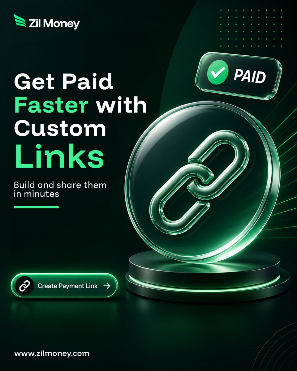 ZilMoney's tweet photo. You can create a payment link for your business and start collecting via email or SMS right away. Zil Money delivers fully customizable, stand-alone payment links designed for quick and adaptable transactions. 

Learn more: https://t.co/xxhnEk49TE

#PaymentLinks #CreatePaymentLink #CollectPayments #DigitalPayments #PaymentSolutions