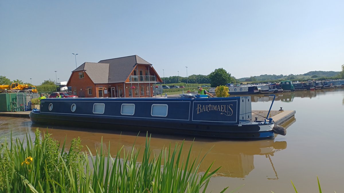 ortomarine's tweet photo. It’s #relaunch time…again!
We’re pleased to share that the Bartimaeus conversion is complete & she is back in the water where she belongs. Relaunched yesterday on one of the hottest June days the UK has ever seen! 🥵🫠
#crane #boatlaunch #melting #boatswithtech #narrowboat https://t.co/Kwm9gOYnTJ