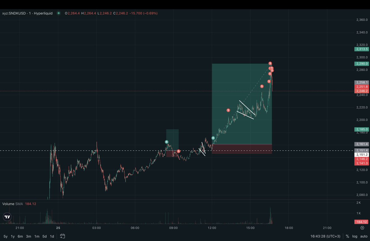 nyligg's tweet photo. farming $SNDK with $wntv intel 

Trades from last couple days using @HyperliquidX 24/7 stock trading https://t.co/6Kw5dv4MkD