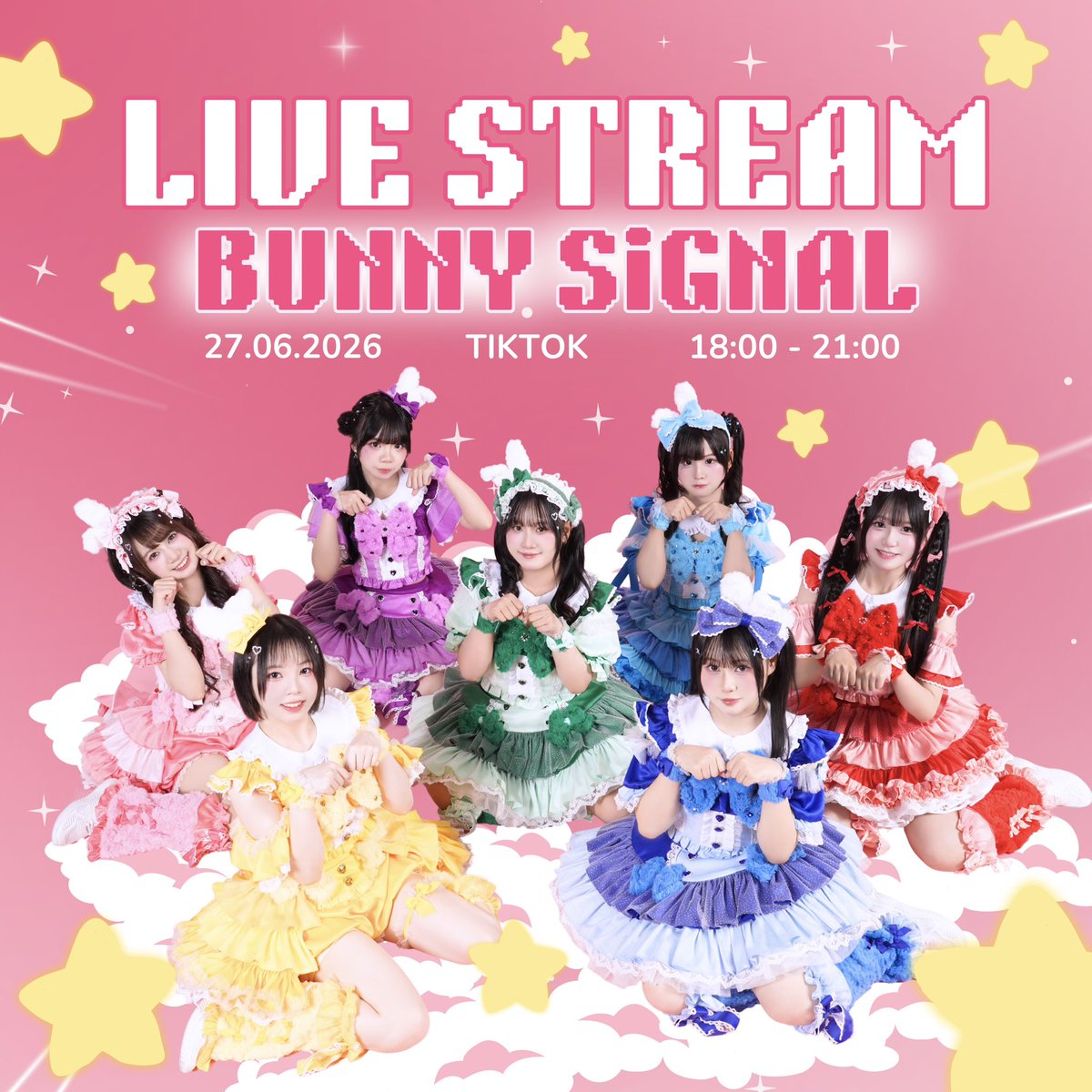 BUNNY_SiGNAL's tweet photo. 𝐋𝐈𝐕𝐄 𝐒𝐈𝐆𝐍𝐀𝐋 𝐃𝐄𝐓𝐄𝐂𝐓𝐄𝐃! 🐰

BUNNY SiGNAL、初めてのライブ配信が決定しました✨

Q&amp;Aコーナーで、みんなからの質問に答えしますよ！
気になることがあったら、ぜひ質問を送ってくださいね！みんなからのお便り、楽しみに待ってます💕

Q&amp;Aリンクはこちら↓
https://t.co/H3DVq2Y9Qd https://t.co/i8BtmOxj10