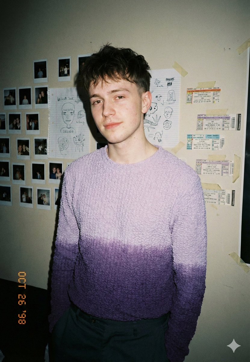 Lo-fi Editorial Bedroom Portrait