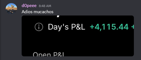 unsullied713's tweet photo. 20 minutes into the day... get the fuck outta here $SPX https://t.co/JDRDUm9IsC