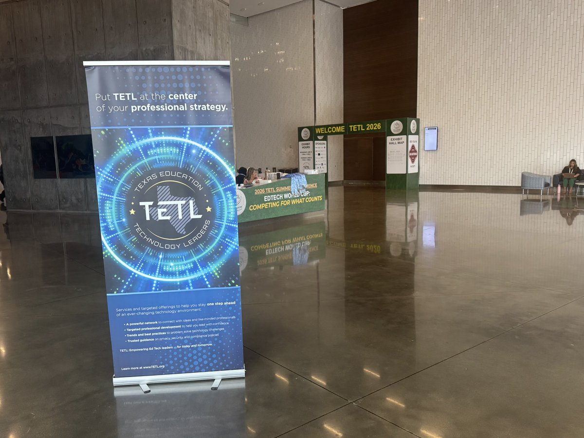 TXEdTechLeaders's tweet photo. Day 1 of the 2026 TETL Summer Conference gets going at the Irving Convention Center with terrific, standing-room-only sessions on AI and security! #TETL https://t.co/syZgtw4MrI