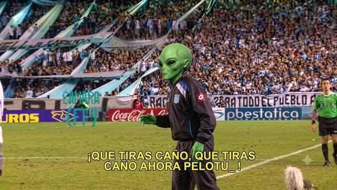 Betsdelbeto's tweet photo. +Que abducis ahora? Jugaste dos años en la tierra y venis a Abducir??  

-Que, no puedo abducir? Agarrala con la mano, sos marciano boludo https://t.co/HfAzgYL3fI