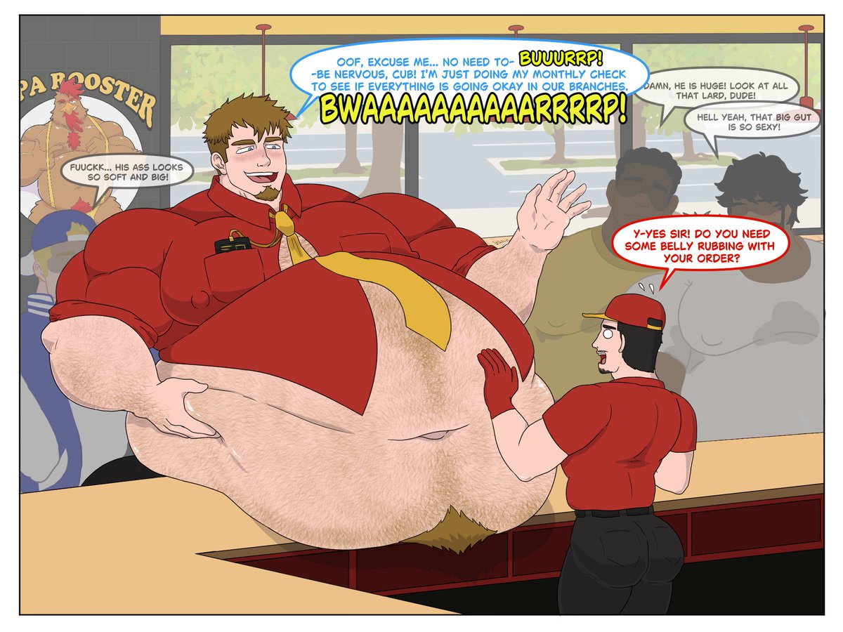 MrBolo11's tweet photo. Like any good Boss and Owner, Oliver makes sure to pay a visit to every Papa Rooster restaurant he owns in the city, and test the whole menu... At least the employees are happy to offer belly rubs. https://t.co/DZT5sigNa9