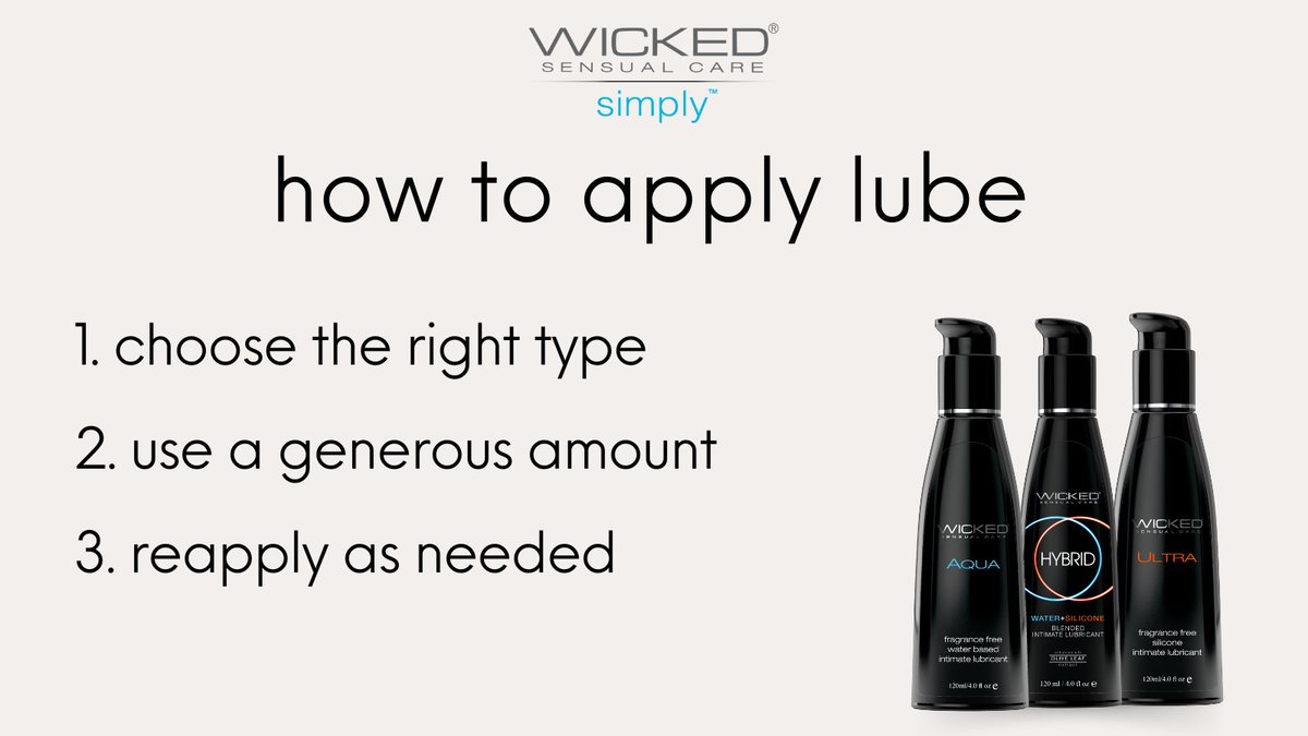 WickedSensual's tweet photo. The right lube can make all the difference. Whether you're with a partner, flying solo, or using a favorite toy, water-based, silicone, and hybrid formulas each offer unique benefits. Find your perfect match at https://t.co/qmmPBQ2v43.  #WickedSensualCare https://t.co/TJJN5AD6kw