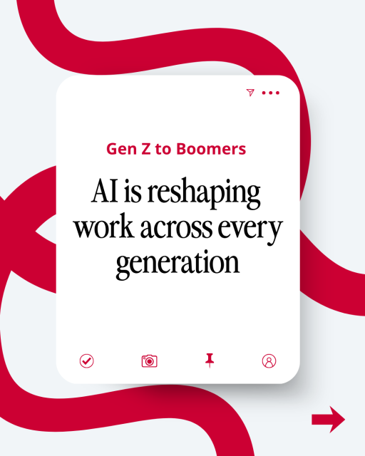 BrianCUpshaw's tweet photo. Different generations adopt AI differently. 🧠 Gen Z: quick to experiment 🚀 Millennials: leverage AI skills for career growth 🕶️ Gen X: wants flexible use cases 🎯 Boomers: need clear, role-based value AI coaching isn’t one-size-fits-all. https://t.co/Y8lXFyM2Fi