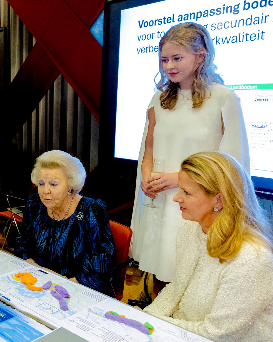 royalchildren_'s tweet photo. #PrincessBeatrix of The Netherlands, #PrincessMabel and #CountessZaria of Orange-Nassau attend the presentation of the twelfth Prince Friso Engineering Award, at Eindhoven University of Technology in Eindhoven, Netherlands 🏆 -March 11th 2026. https://t.co/GaqUTr8jcW