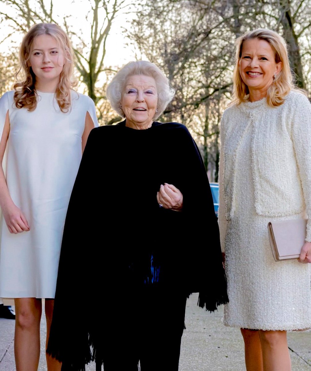 royalchildren_'s tweet photo. #PrincessBeatrix of The Netherlands, #PrincessMabel and #CountessZaria of Orange-Nassau attend the presentation of the twelfth Prince Friso Engineering Award, at Eindhoven University of Technology in Eindhoven, Netherlands 🏆 -March 11th 2026. https://t.co/GaqUTr8jcW