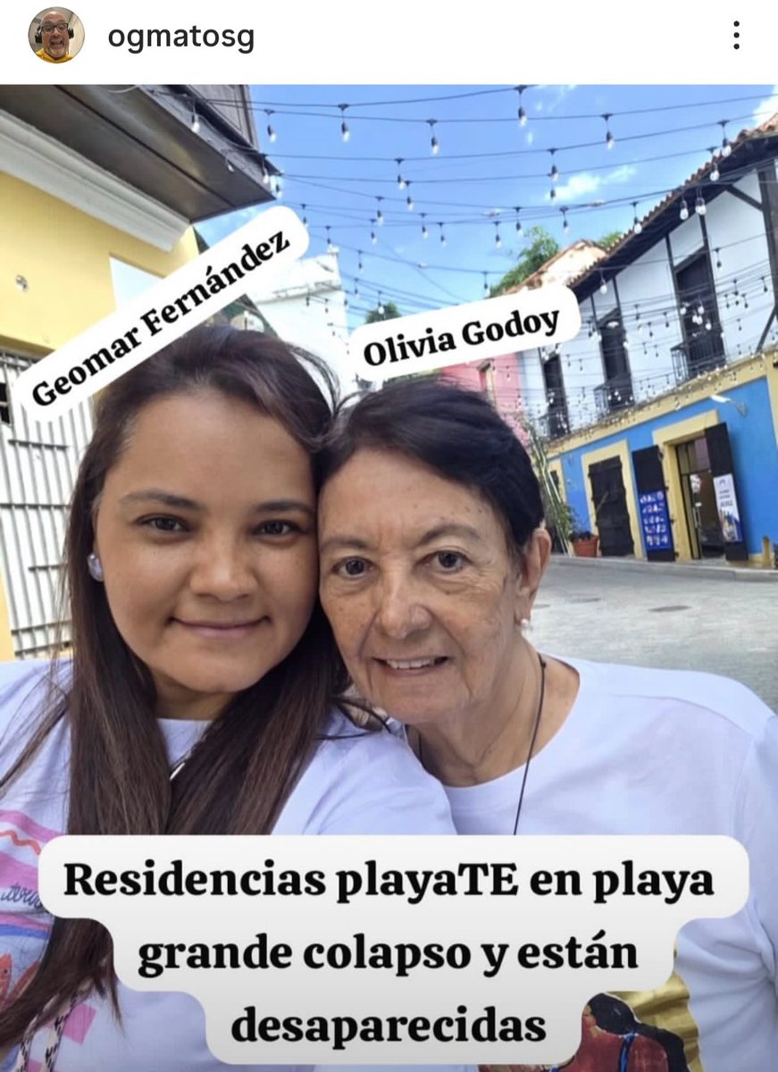 Flacca27's tweet photo. @globovision Por favor, si saben de mi amiga Geo y su mamá Olivia, edificio Playate, en Playa Grande, Catia La Mar, el edificio colapsó, rescate por favor. https://t.co/v5tss8WAwK