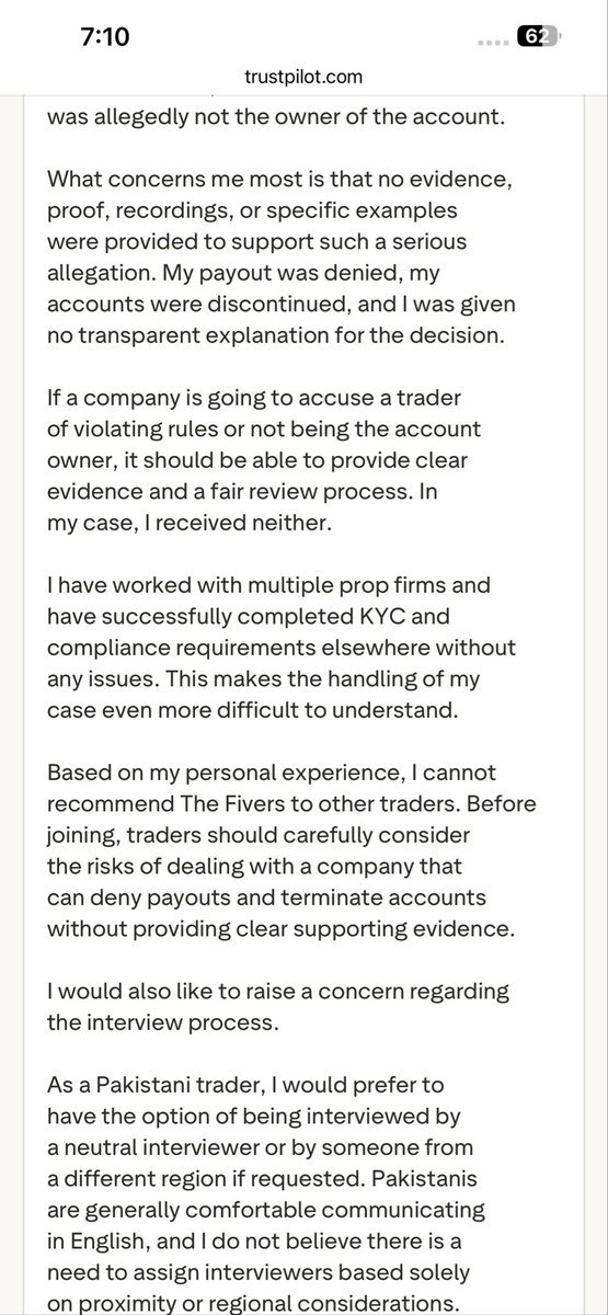 mrwintoo's tweet photo. Extremely disappointed by @the5erstrading not recommending at all. https://t.co/f8wnxrne43