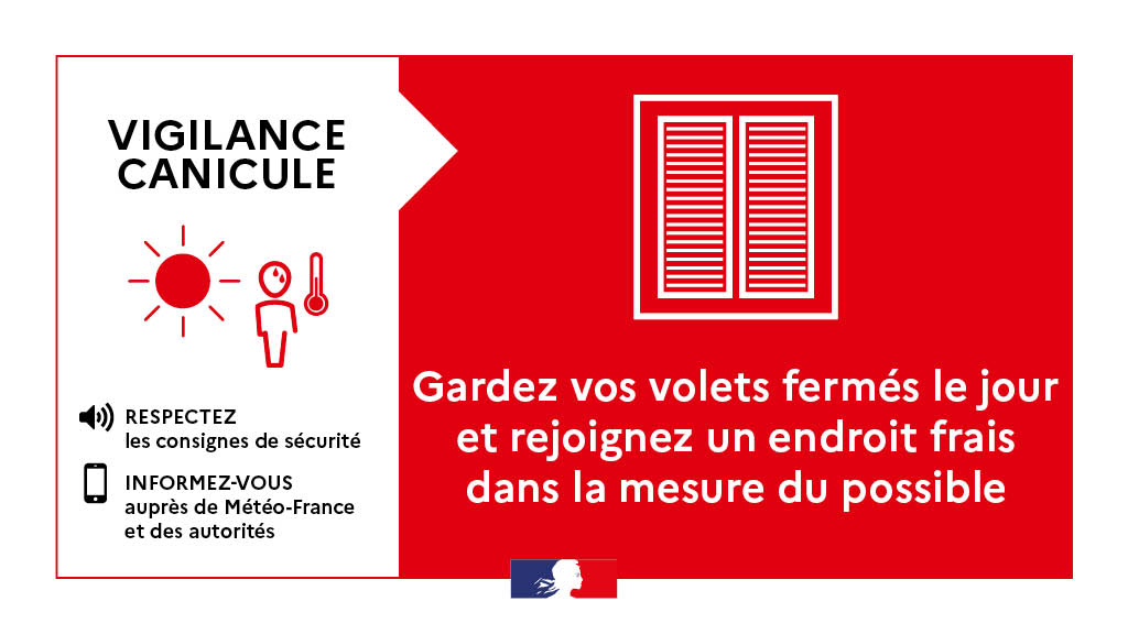 Image de Préfet Pas-de-Calais - 🔴 VIGILANCE ROUGE CANICULE 🔴
Le département du Pas-de-Calais demeure placé en vigilance rouge can