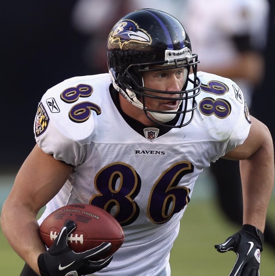 BaltimoreHMA's tweet photo. If you needed a conversion on a key third down, which #Ravens player would you trust more to come down with the catch:

Mark Andrews or Todd Heap?

@bobbytrosset @ColeJacksonFB @jeffzrebiec #RavensFlock https://t.co/NtcaeyzvqS