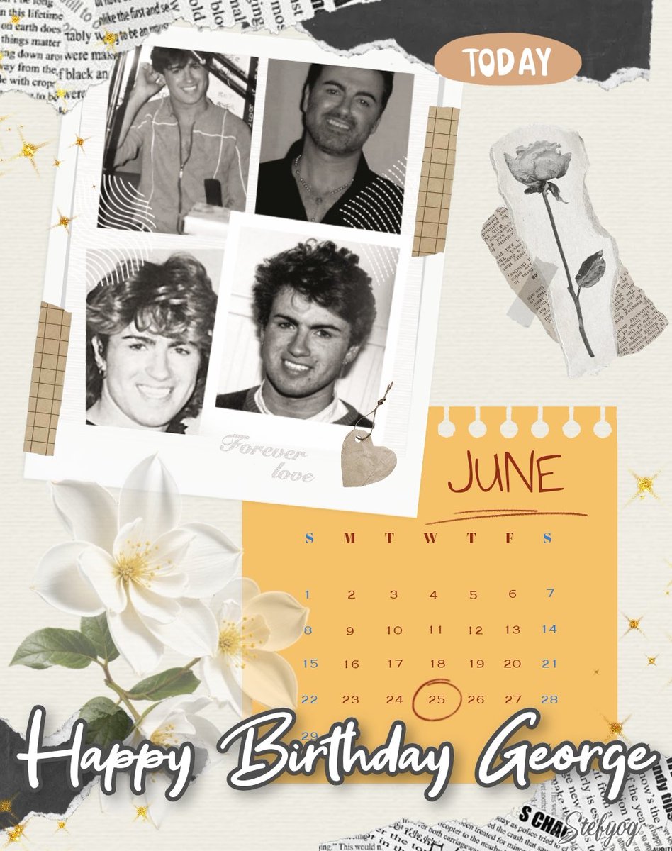 Stefyog's tweet photo. Happy Birthday George โจ๐
#GeorgeMichael #June25th #63 #GeorgeMichaelDay #missyousomuch #AlwaysAndForever #love https://t.co/d4yj4QuhZa