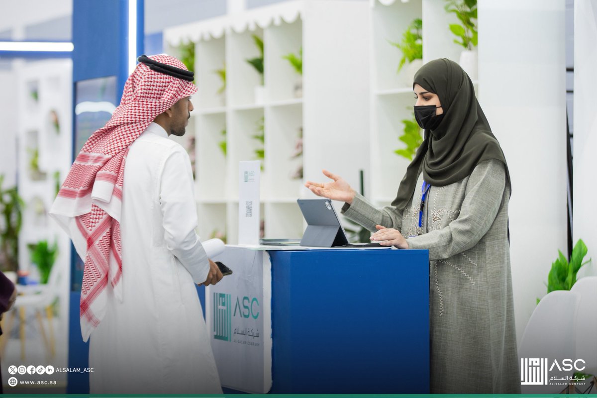 ALSALAM_ASC's tweet photo. تأكيدًا لالتزامها بتمكين الكفاءات الوطنية وفتح آفاق النمو المهني أمام الشباب؛ تشارك شركة السلام ASC في ملتقى التوظيف والمعرض المهني الأول الذي تنظمه #جامعة_طيبة برعاية كريمة من صاحب السمو الملكي الأمير سلمان بن سلطان بن عبد العزيز آل سعود، أمير منطقة المدينة المنورة، في إطار الجهود الوطنية الرامية إلى إعداد كوادر مؤهلة تسهم في تحقيق مستهدفات التنمية ورؤية المملكة 2030.