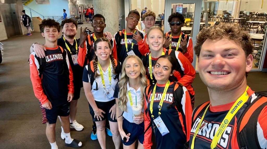 SO_Illinois's tweet photo. At the @2026USAGames, reporter Lily Goodfellow sat down with @SpecialOlympics President &amp; CEO David Evangelista and connected with #TeamSOILL athletes, Unified partners, and families who are bringing inclusion and teamwork to life. 🙌 https://t.co/3e88QO2mQ5 https://t.co/5K35i1yekO