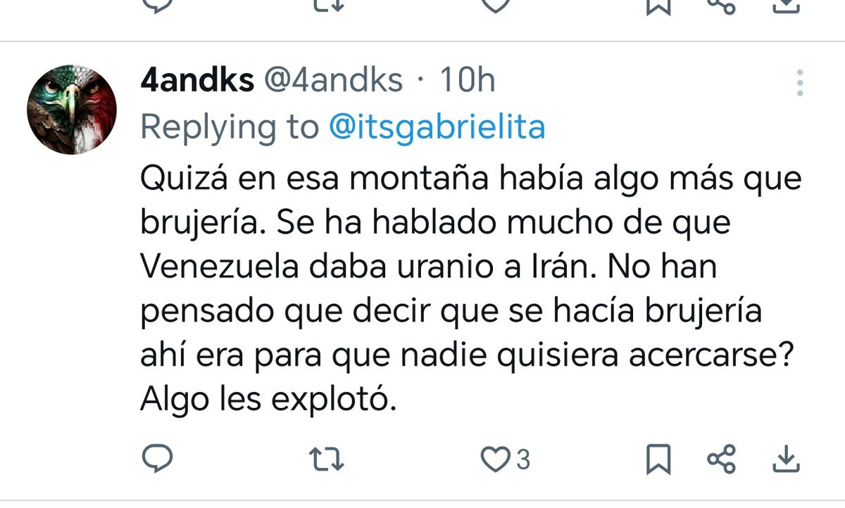 ElManuSantander's tweet photo. En Venezuela creen que el terremoto fue producto de...

¿Choque de placas tectónicas? ¿Fricción y ondas sísmicas? ¿Actividad geológica?

No, mi rey. BRUJERÍA. https://t.co/TLy78OuLpl