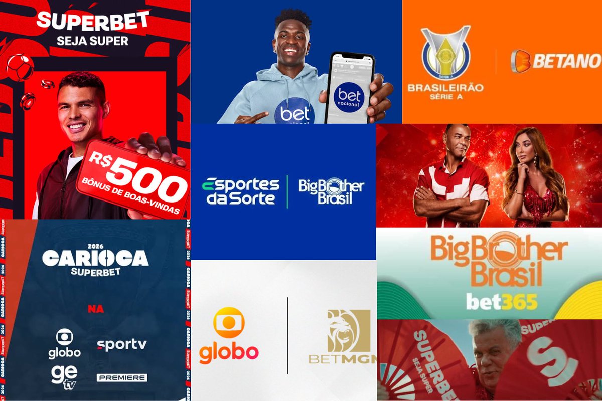 MundinhoJonas's tweet photo. Rede Globo em um dia com o menor número de bets na sua programação: https://t.co/uDqesgV6Kc