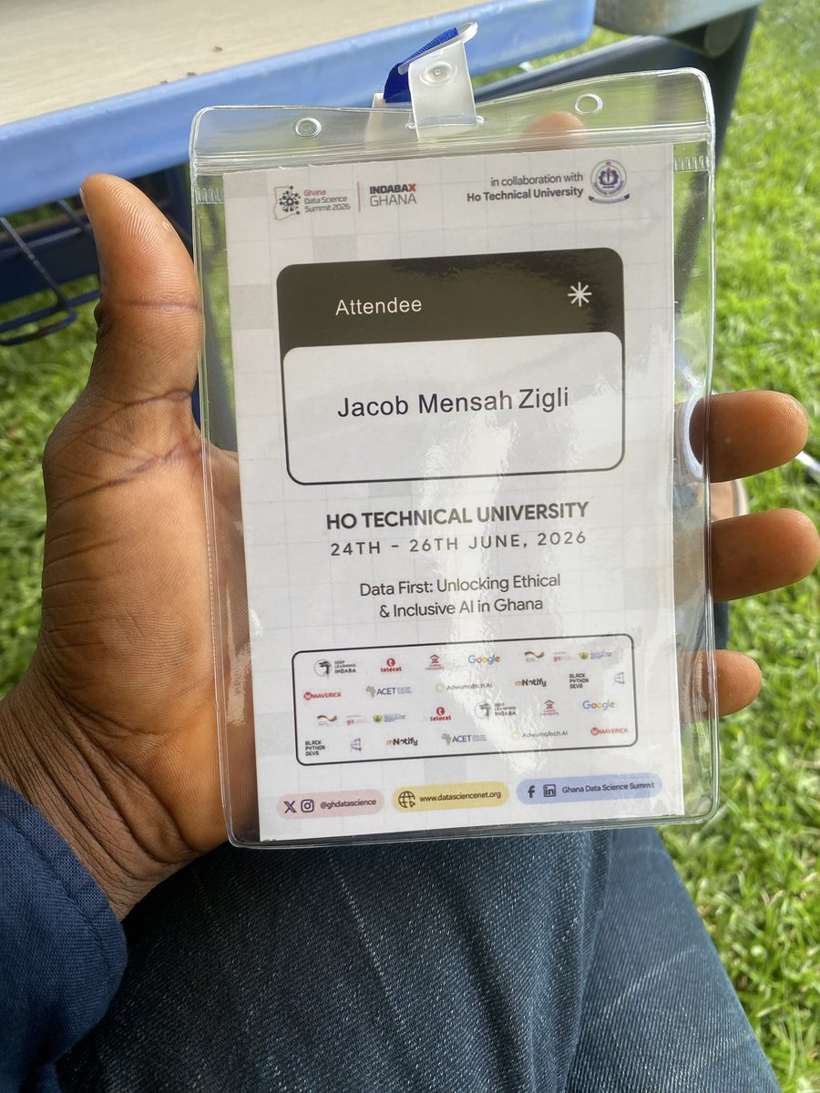 zigmenz's tweet photo. Day 2 of Ghana 🇬🇭 Data Science Summit 2026 HO  #gdss2026 https://t.co/zQoXWeknlv