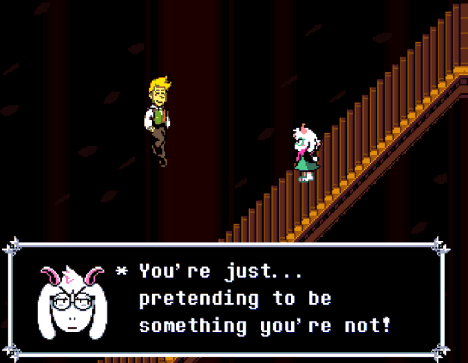 CalamariGoat's tweet photo. Ralsei is literally transphobic though? https://t.co/V41Ztag4vZ