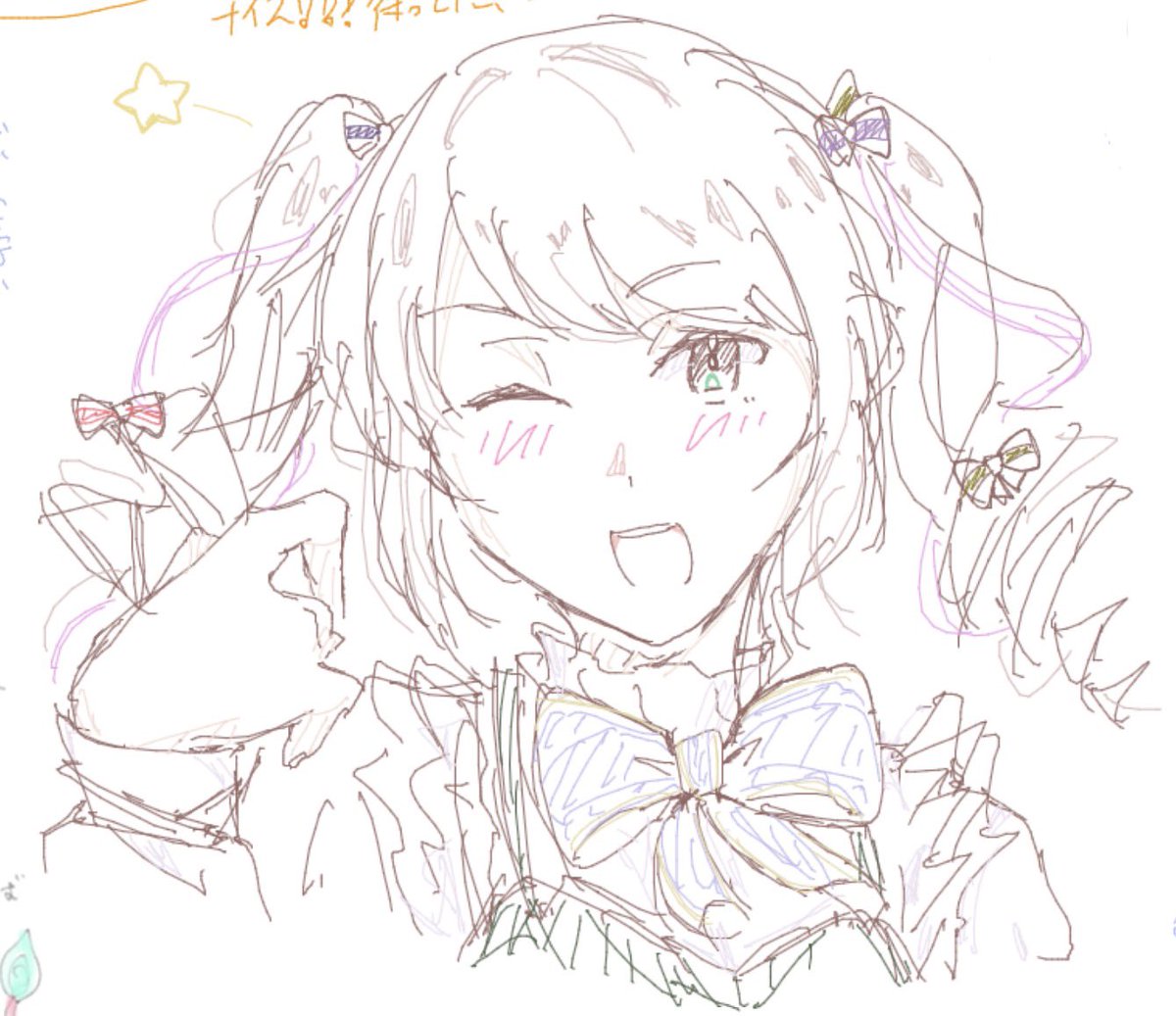 krag_teisyoku's tweet photo. 友人企画の絵チャにニコルさん残してきた💫 https://t.co/t3yd8fTCa9