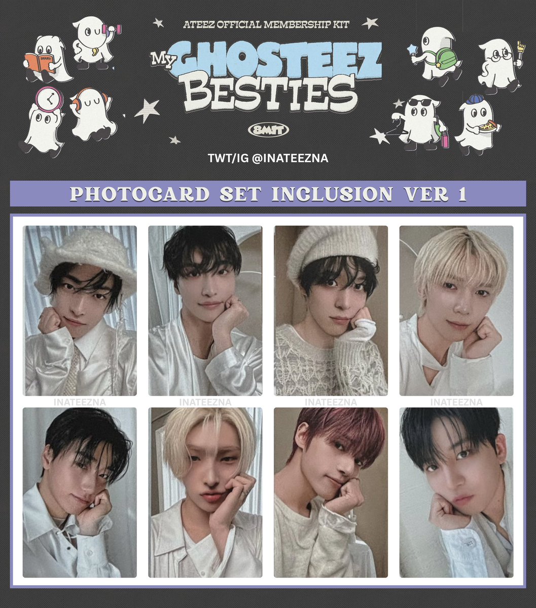 ATEEZ 7TH MEMBERSHIP KIT PC PHOTOCARD 2026 ATINY 에이티즈 에이티니