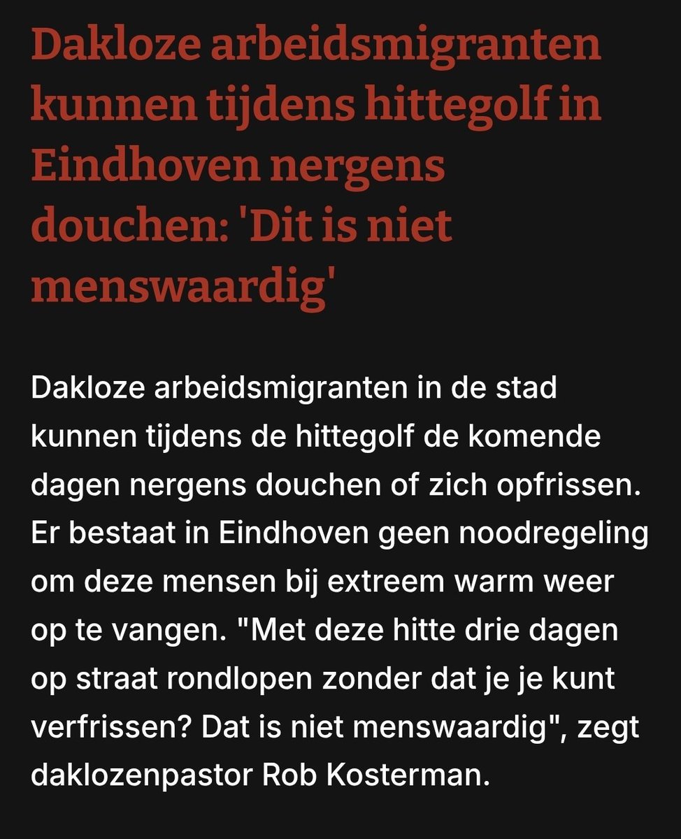 _maxime1789's tweet photo. Niet menswaardig dekt de lading wel. Als we de rechten van arbeidsmigranten willen versterken, is "informatie verstrekken" (zie coalitieakkoord) bij lange na niet genoeg!

Geef die mensen een onderkomen zodat zij niet sterven van de hitte!!! https://t.co/HYJ0NuvBA6