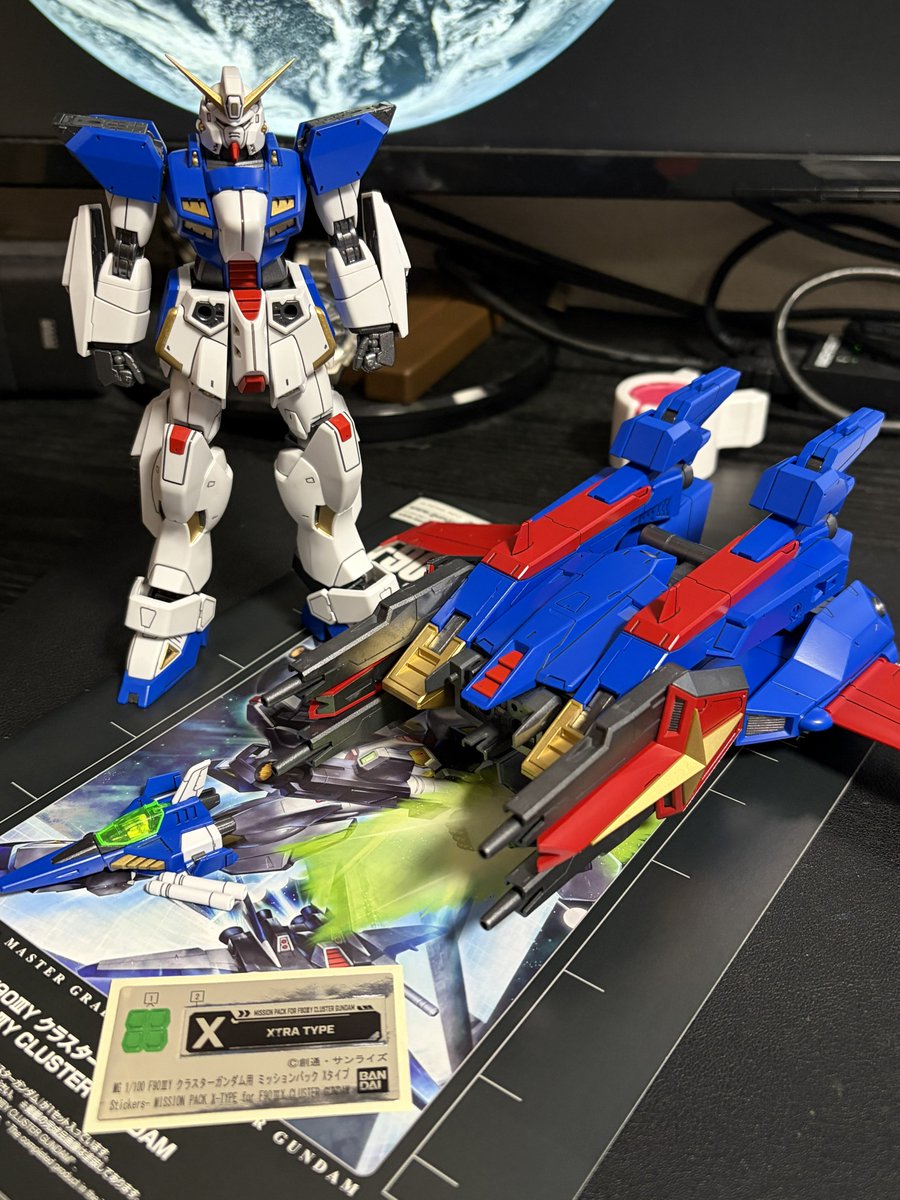 F90 Xtype組み上がり…ではなく合体前まで来ました。久しぶりのMGは