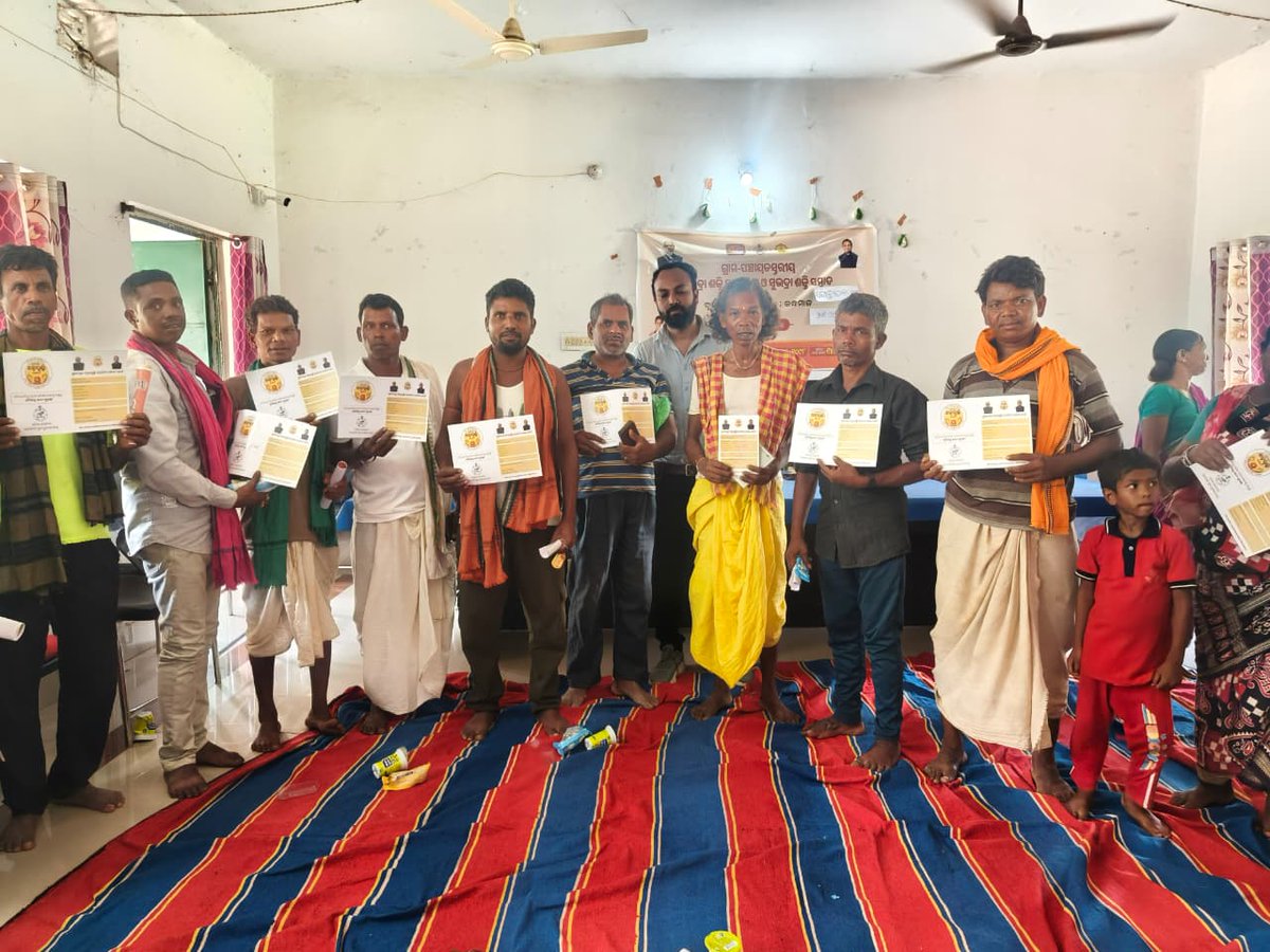 PhiringiaP's tweet photo. Bikasara Dhara Odisha Sara at Gochhapada  gp on dt 25.06.2026 https://t.co/BA70GHAOHs