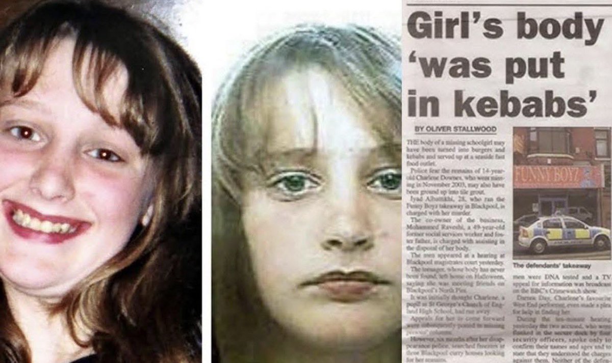 Bousquet_FR's tweet photo. Cette jeune fille s'appelait Charlene Downes. 

Elle est l'une des 250 000 victimes des grooming gangs. Elle est morte à 14 ans, après été violée et assassinée. Elle a ensuite été transformée en kebab.

Les autorités dégénérées n'ont rien dit pour ne pas être accusées de racisme. https://t.co/eBG1rXo46n