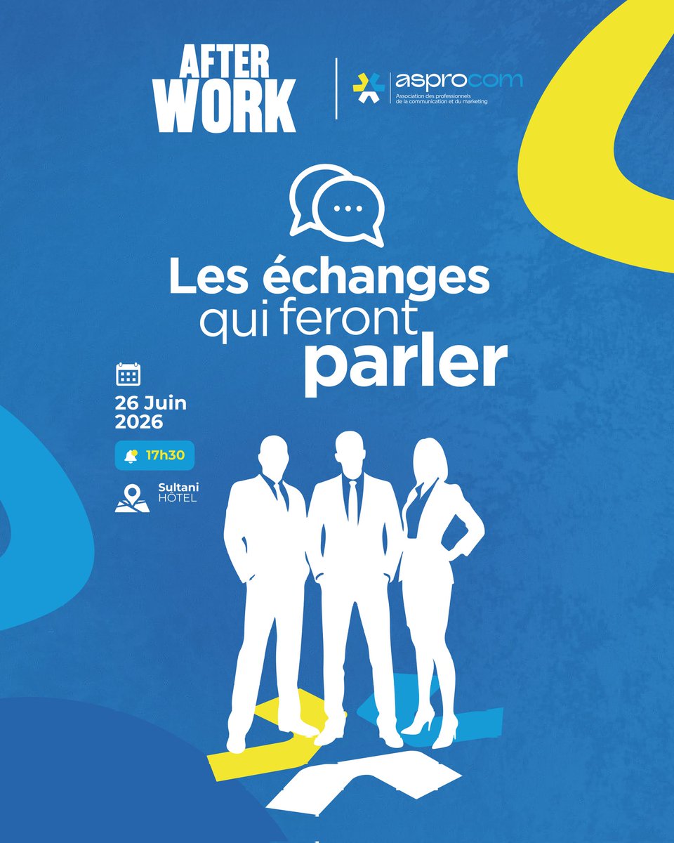 asprocom_rdc's tweet photo. #OffTheClock
🤝 Qui dit afterwork, dit rencontres.
💬 Qui dit rencontres, dit échanges.
À l'Afterwork ASPROCOM #OffTheClock, retrouvez Instant Lisolo, un temps d'échange où les idées se rencontrent et les expériences se partagent.
#asprocom243 #OffTheClock https://t.co/2kxgt8SlRi