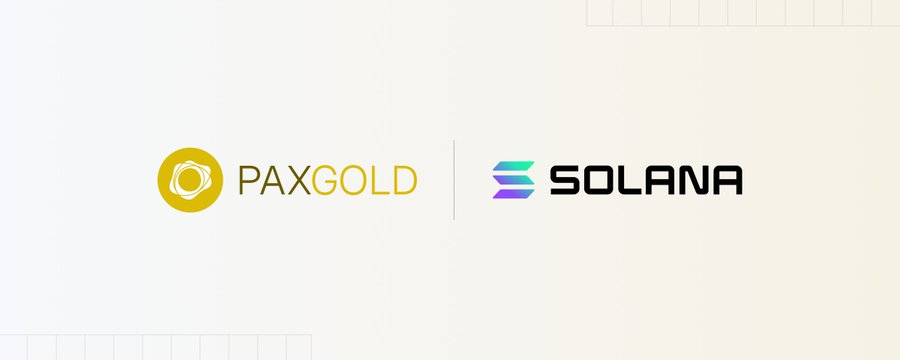 SolanaFloor's tweet photo. NEW: @Paxos has launched its tokenized gold asset, $PAXG, on @solana via @sunrise, its first expansion beyond Ethereum. https://t.co/KIachqJhUI
