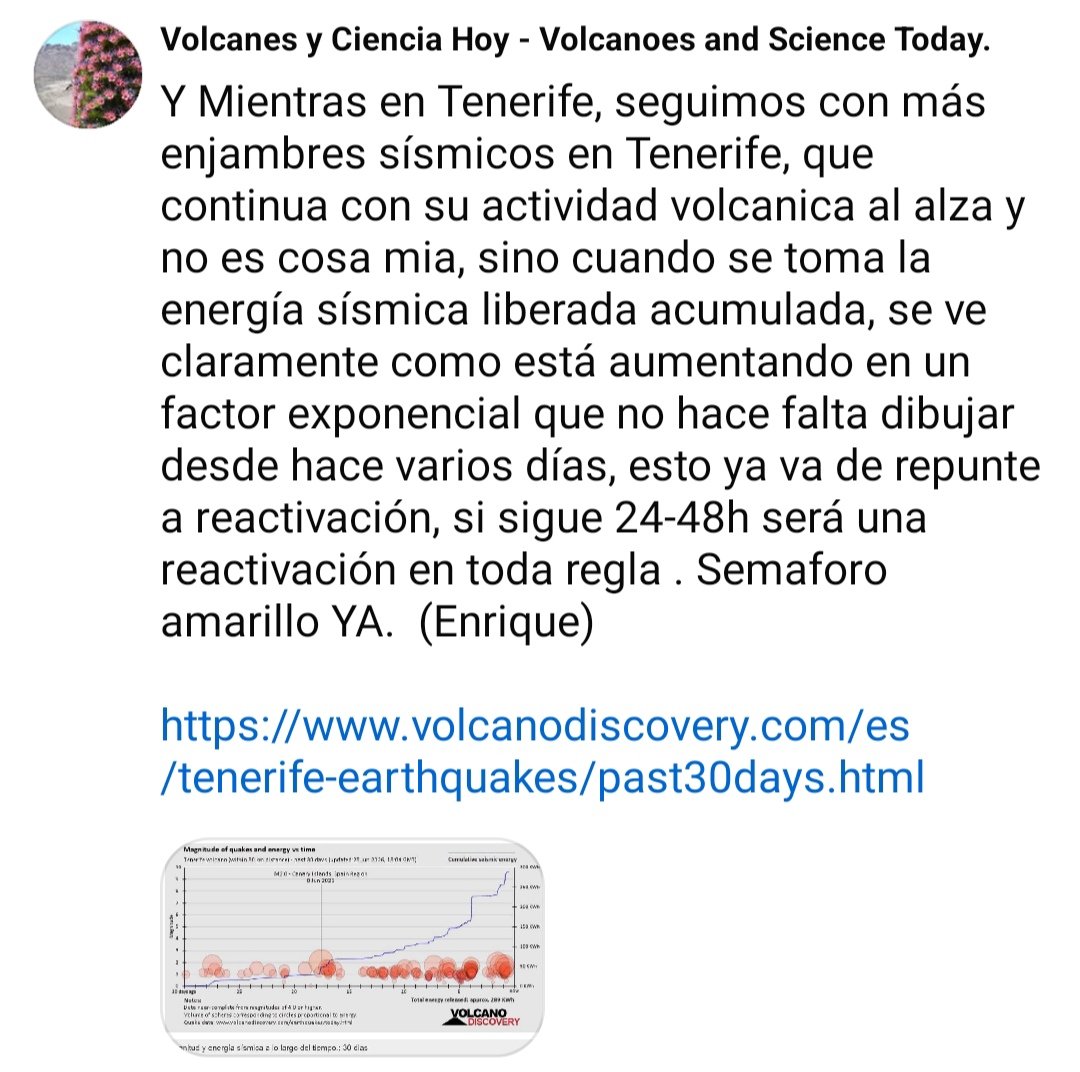 diegoacosta_soy's tweet photo. TENERIFE 🌋 
info: Volcanes y Ciencia Hoy 
👇🏽 https://t.co/QBne3w7Y4w