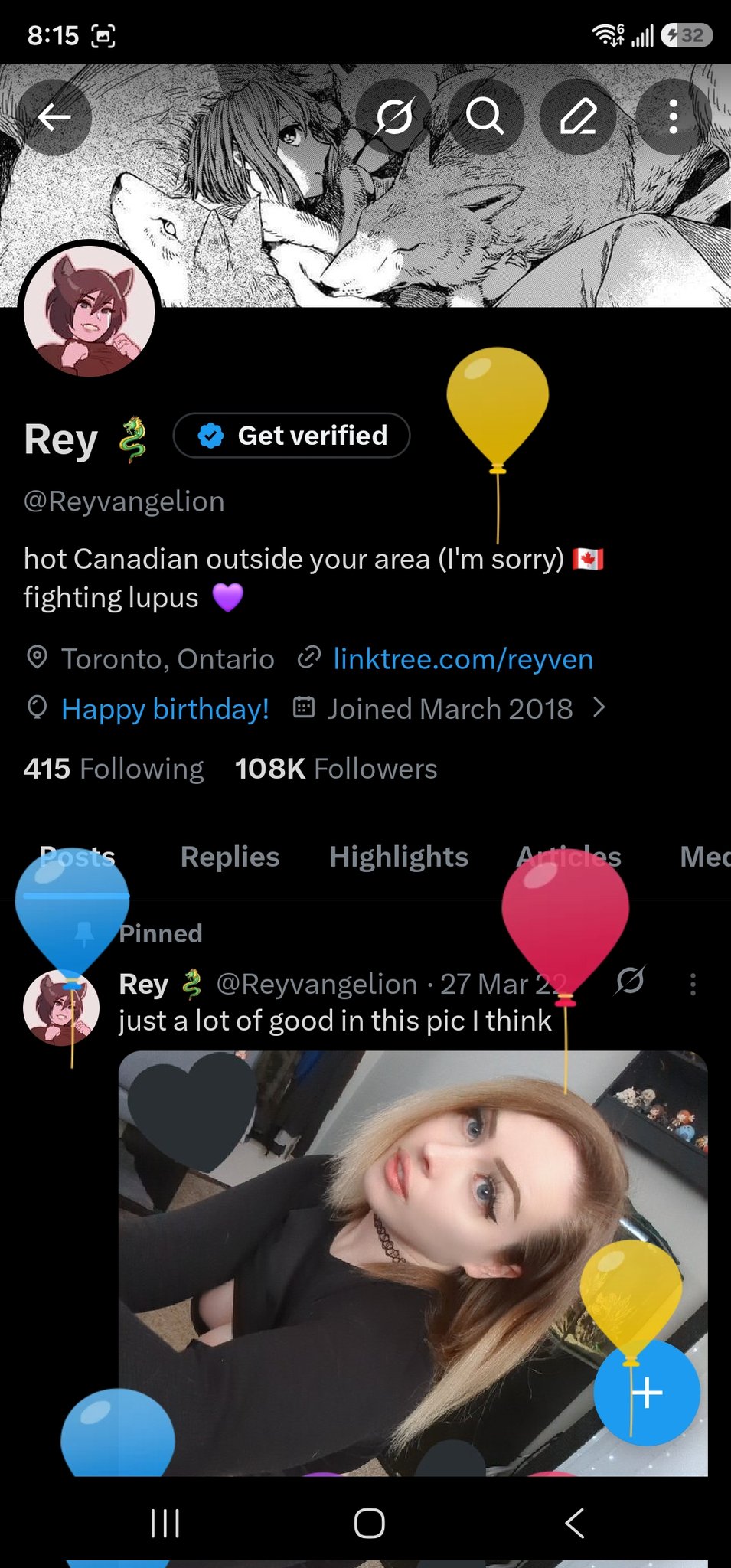 Its my birthdayyyy 🥰🥰🥰🥰 32!! https://t.co/3rNJiw2Ujv