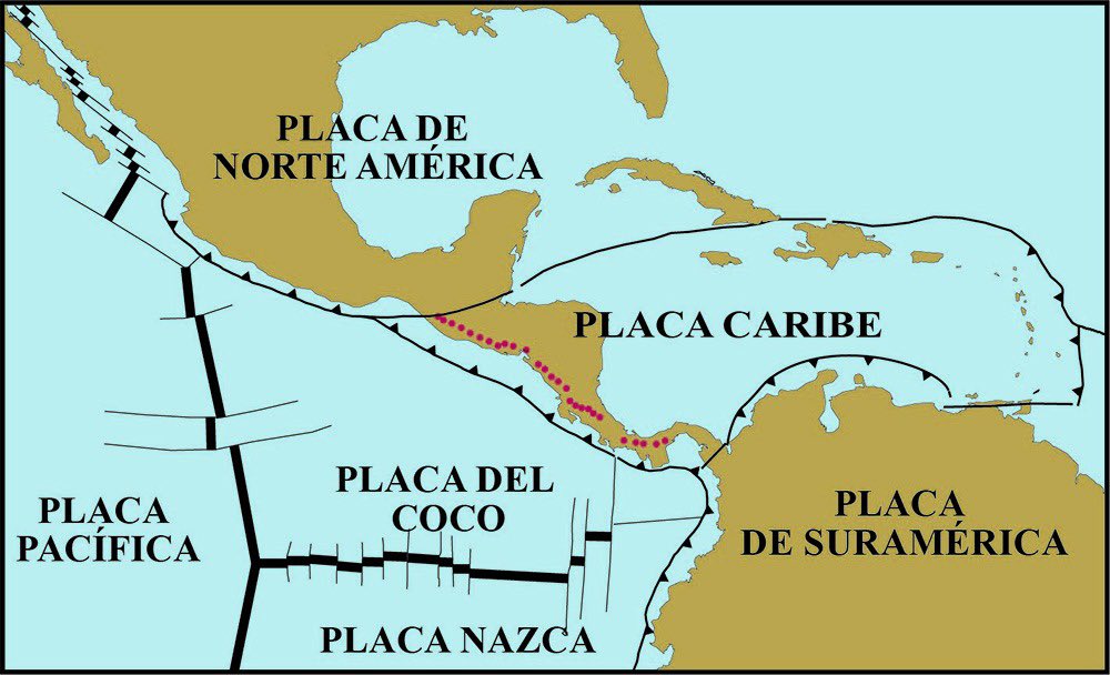 Fabus914's tweet photo. #Venezuela está entre las #placas #tectónicas del #caribe y Sudamericana y donde convergen varias #fallas, las más importantes son la de #Boconó (Los Andes)  #Pilar ( sierra oriente) y San Sebastián (cordillera de la costa). #sismo https://t.co/lAk0xorihL
