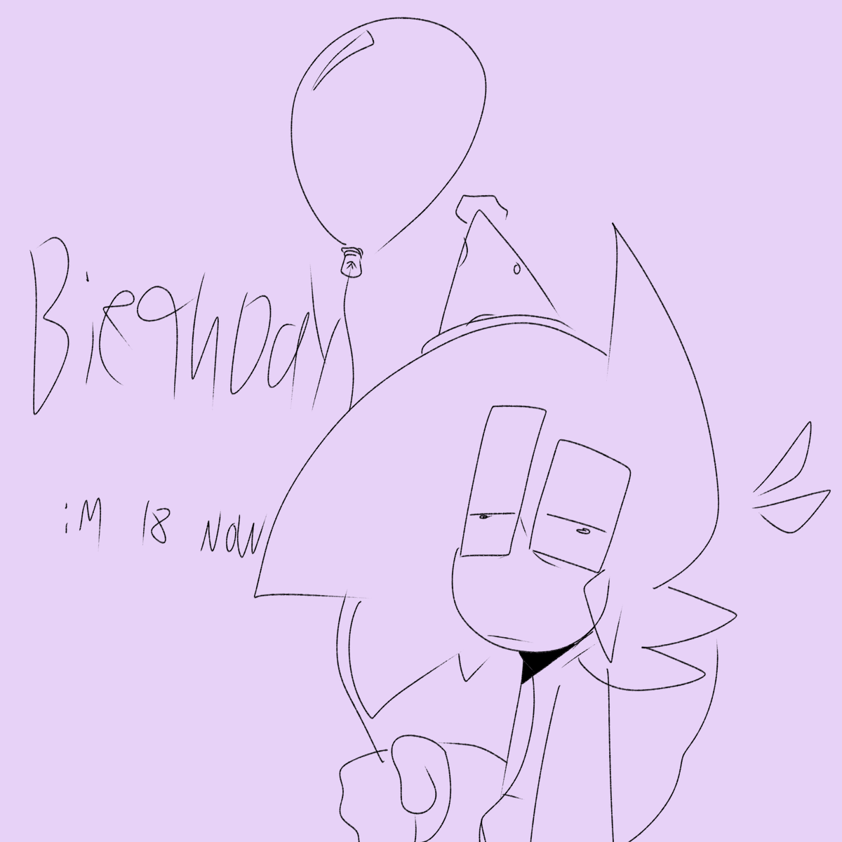 Sayden_does_art's tweet photo. Its my birthday! 

Im 18 now. https://t.co/vi2VxtQ7JZ