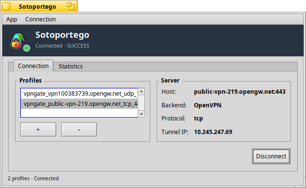 atomozero's tweet photo. Sotoportego 0.1.0 is out: a native VPN client for #Haikuos with working end-to-end #OpenVPN. Import an .ovpn, optionally save the password in the keystore, and the tunnel comes up. https://t.co/vkiwrzEkCS
#OpenSource https://t.co/Ua2o8XYK3a