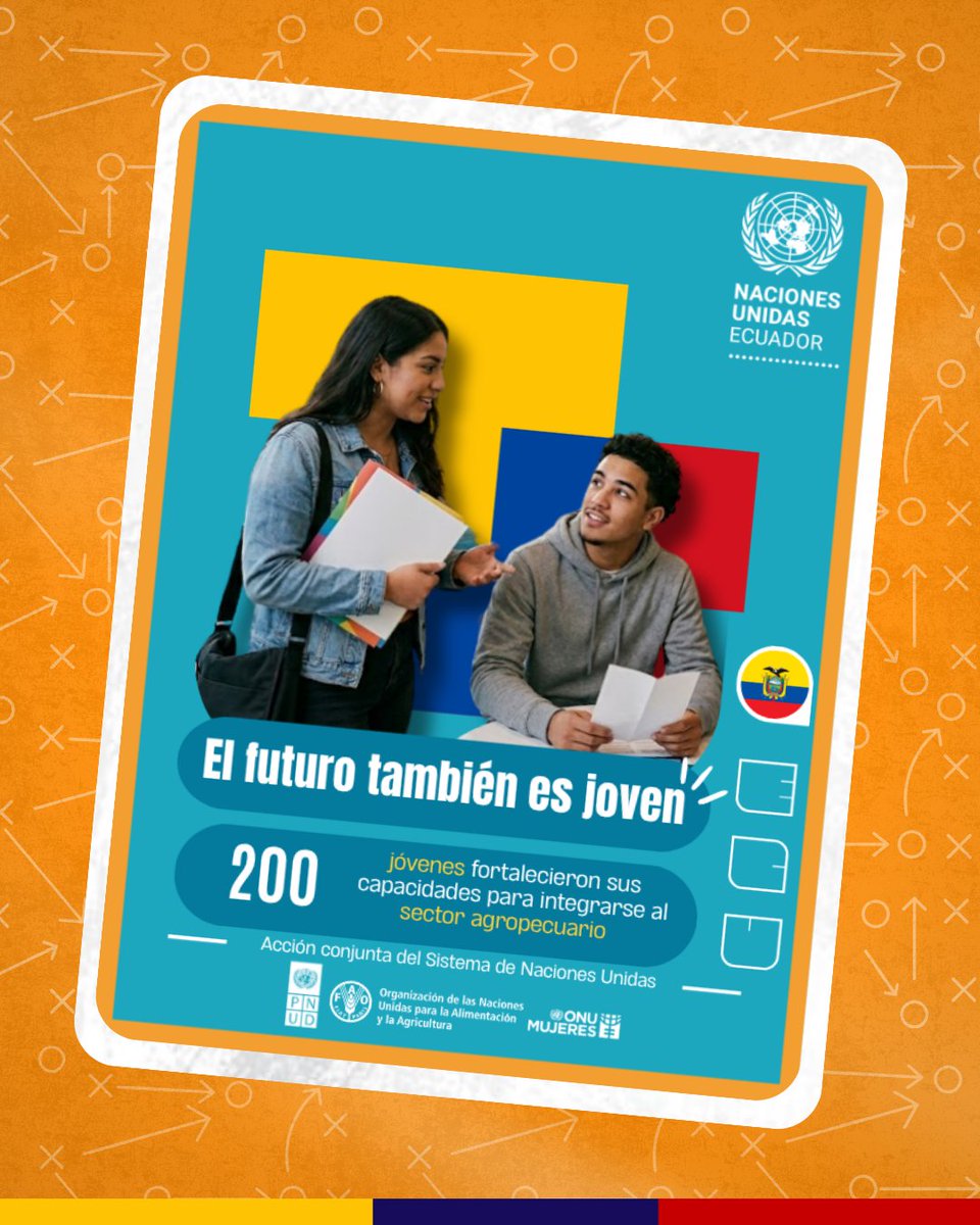 ONUecuador's tweet photo. ⚽✨ ¡El álbum suma nuevas historias!

📖Mira los nuevos cromos de:

👧🧒 El futuro también es joven.
💼 Acompañamiento que protege derechos.

#RumboAl2026 #MásQueUnPartido #PorLasPersonasPorElPlaneta #ODS https://t.co/ulHlj7OUlz