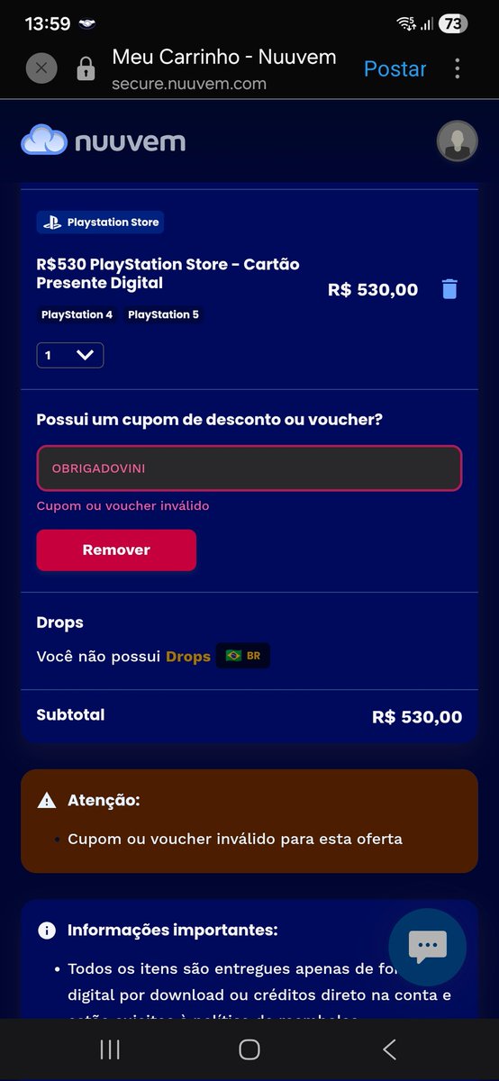 ChavaoChaves's tweet photo. @nuuvem @guizeradsg_ Aqui o meu tambem https://t.co/BZzeBXfHHG