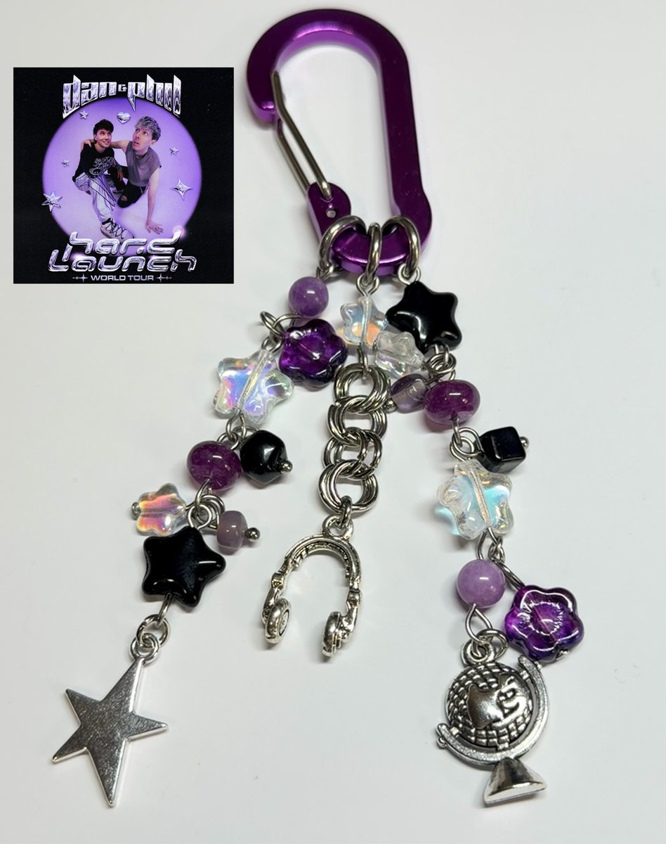 braceletladyy's tweet photo. dan and phil hard launch world tour carabiner tonite queen? https://t.co/z8Q2PRuyjZ
