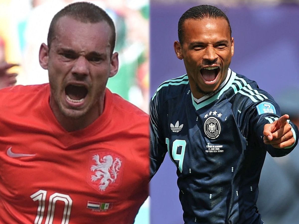 lemarcaspors_'s tweet photo. Leroy Sané, 2014 Dünya Kupası'nda gol atan Wesley Sneijder'den bu yana Dünya Kupası'nda gol atan ilk Galatasaraylı futbolcu oldu. https://t.co/E1pGb9RauD