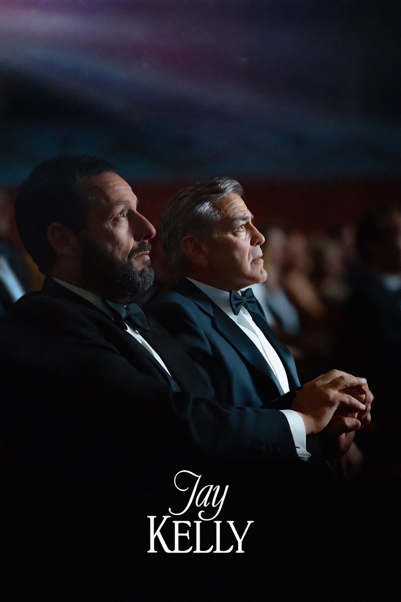 ourherodeniro's tweet photo. Inviting jeers from Mike and their guest host Philip aka "Lips", Mike recommended Noah Baumbach's beautiful 2025 film, 'Jay Kelly' as a melodrama-in-addition-to 'Bang the Drum Slowly'. It was snubbed at the Oscars but smart people of class and taste loved the film. https://t.co/PctAMOR8g0