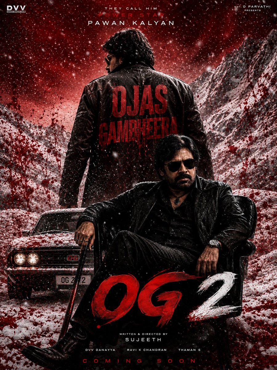 Jagadeesh520's tweet photo. SNOW COMPLETE GA BLOOD
AYIPOYI....ATHANI PERU YENTI ANTE
OJAS GAMBHEERA ANTADU ❤️‍🔥🧨🔥

#OGUniverse 

#OG2  #PawanKalyan https://t.co/VsucQCdK8p