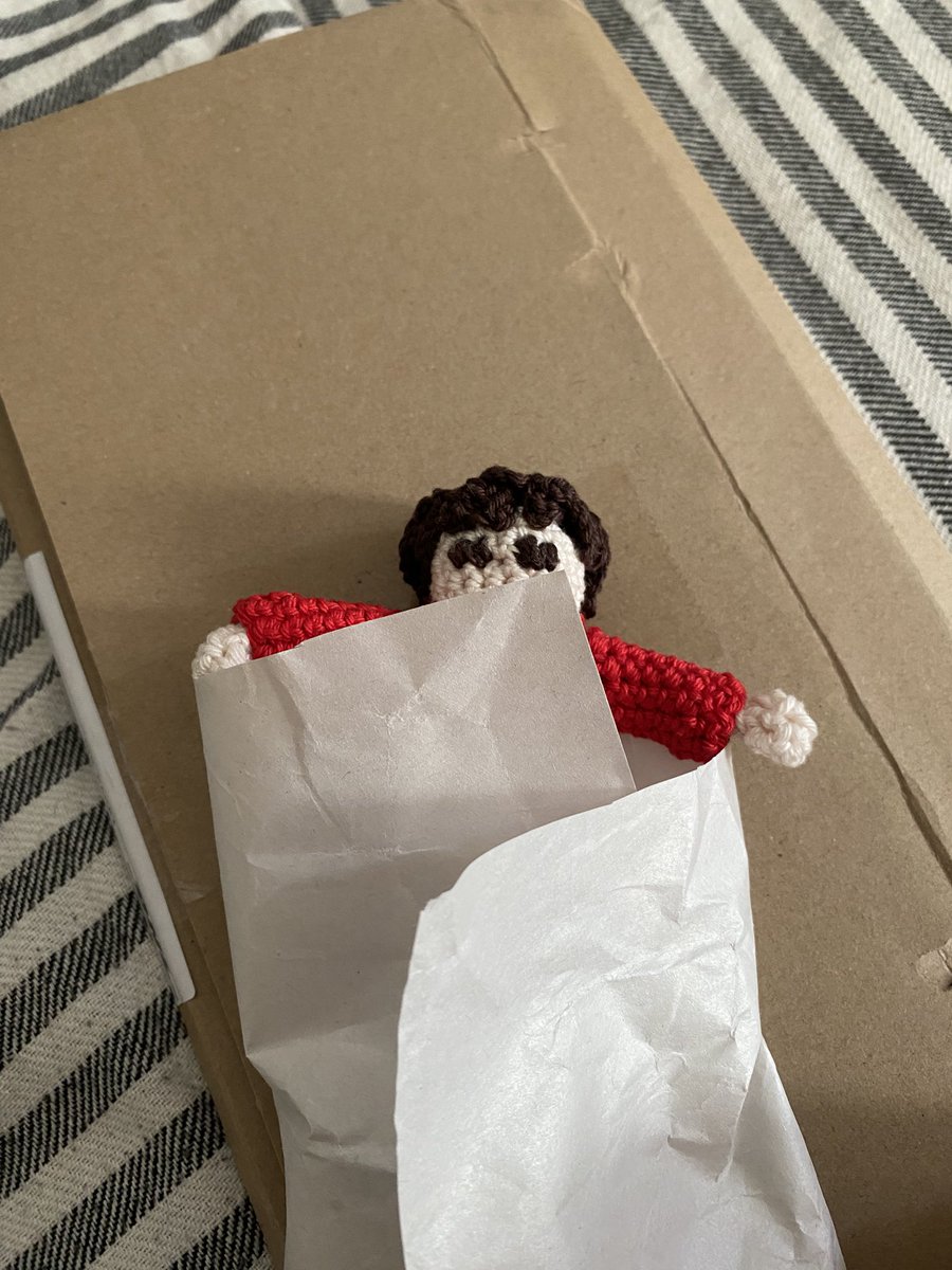 bart_hell's tweet photo. @KoHa1081679 He’s already found his travel outfit. Tomorrow I’ll figure out how to write your address correctly on the shipping label. https://t.co/S3DAbpkKqA