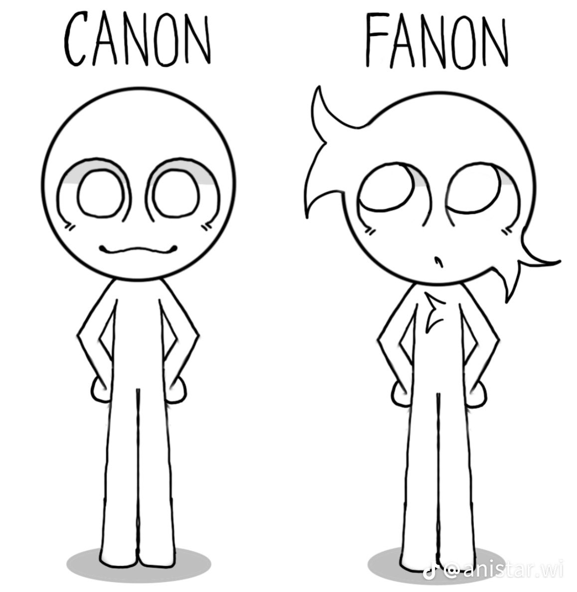 Elliooottart's tweet photo. I fear if I had a fandom of my ocs, they’d be draw like this with corny ass headcanons #fyp #real #reletable #welcoming #oc https://t.co/xNmNccCVtI