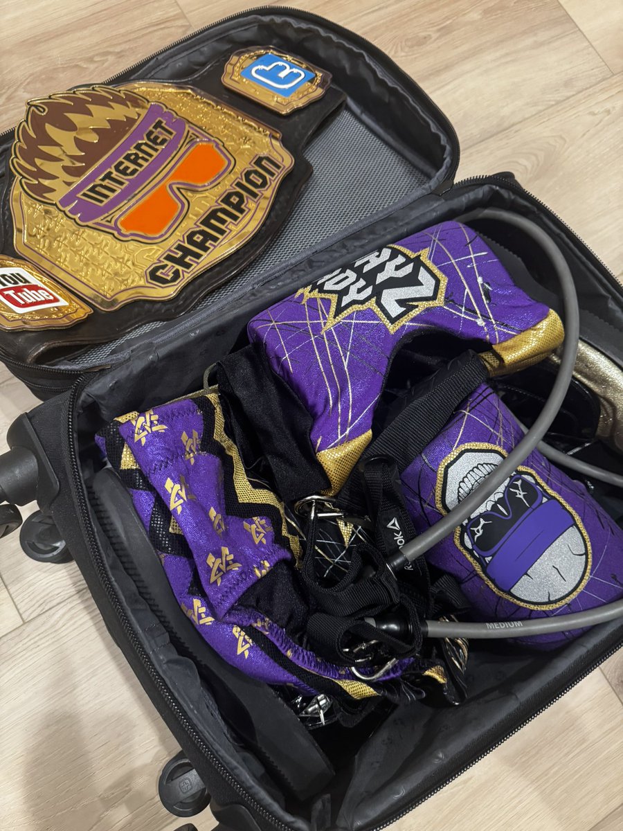 TheMattCardona's tweet photo. I’ve been feeling so strange since being shocked in @danhausenad’s lab. I almost packed this championship to bring to #SmackDown. https://t.co/p9pXlka4Z5