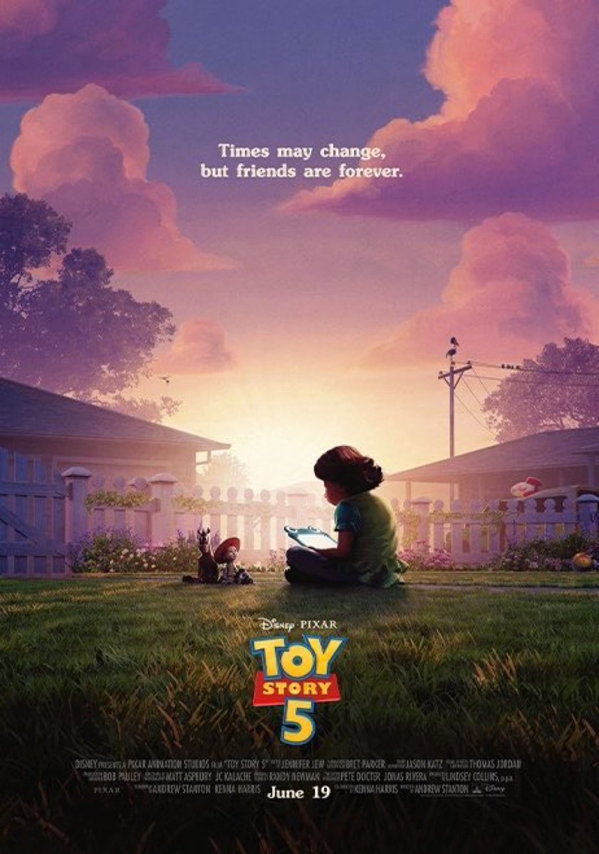 choquei's tweet photo. 🚨VEJA: Pôster do filme ‘Toy Story 5’ com a mensagem: “Os tempos mudam, mas amigos são para sempre.” https://t.co/MLMzDKG5lo