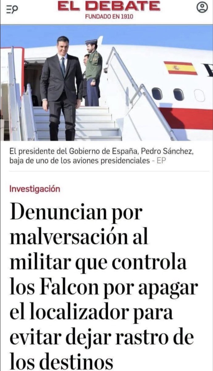 DiosaKhalinda's tweet photo. Denuncian por malversación al militar que controla los Falcon por apagar el localizador para evitar dejar rastro de los destinos 

https://t.co/xJjQlIR4yW https://t.co/MEdLV17GZD